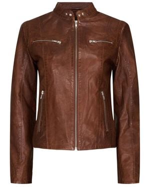 Btfcph Leather Jackets - Brown