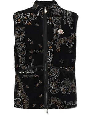 Moncler Waistcoats - Black