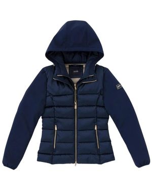 Yes-Zee Jassen ,Blauw ,Polyester J045M500 Donsjas