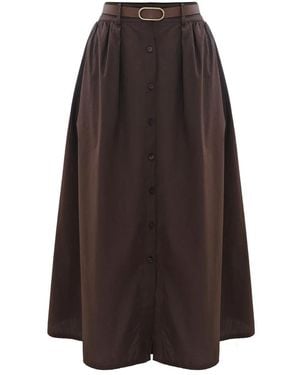 Kocca Midi Skirts - Brown