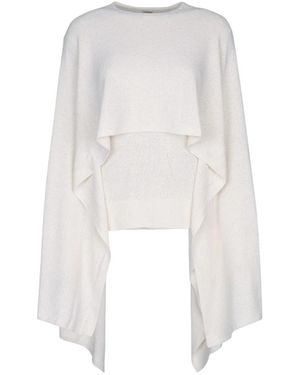 TOTEME Round-Neck Knitwear - Blanco