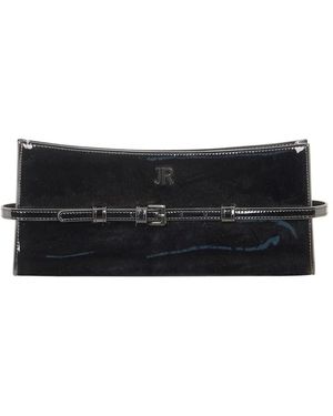 John Richmond Pochette Asimmetrica Con Cintura Decorativa - Schwarz