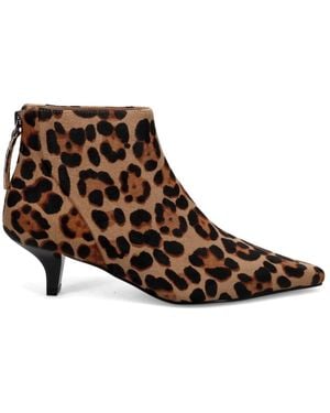 Jeannot Heeled Boots - Marrón