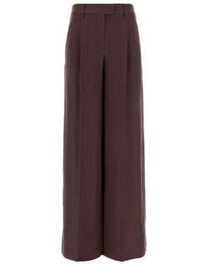 Brunello Cucinelli Wide Trousers - Marrón