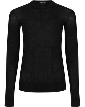 Tom Ford Round-Neck Knitwear - Nero
