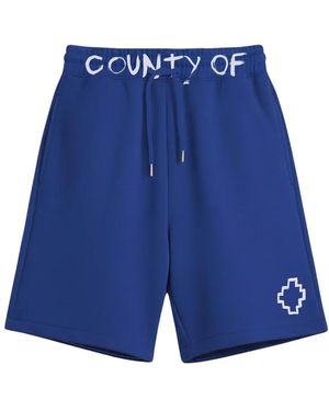 Marcelo Burlon Casual Shorts - Blue