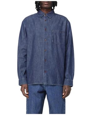 A.P.C. Denim Shirts - Azul