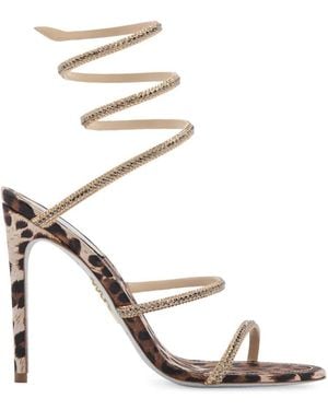 Rene Caovilla High Heel Sandalen - Metallic