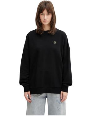 Fred Perry Sweatshirts - Schwarz