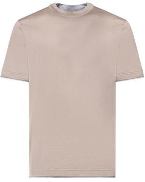 Eleventy T-Shirts - Natural
