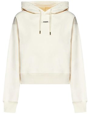 Jacquemus Hoodies & Sweatvesten ,Hoodies - Wit