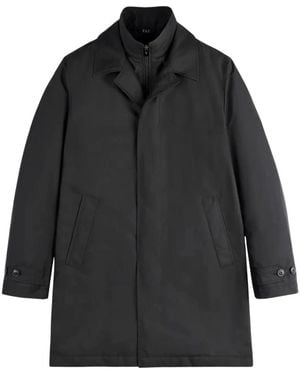 Fay Single-Breasted Coats - Negro