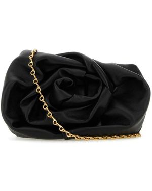 Burberry Rose Leather Clutch - Zwart