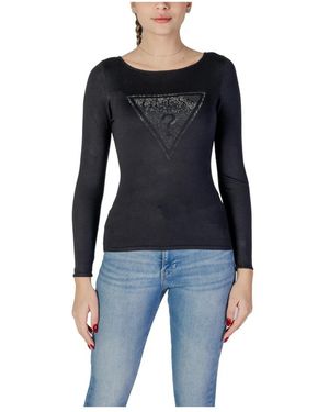 Guess Round-Neck Knitwear - Nero