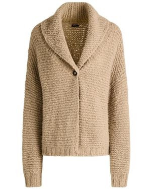 Kiton Truien & Vesten ,Kasjmier Kasjmier Zijde Shawl Kraag Vest - Naturel