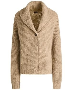Kiton Truien & Vesten ,Kasjmier Kasjmier Zijde Shawl Kraag Vest - Naturel