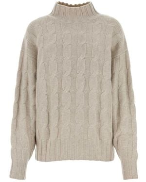 LeKasha Melange Kaschmirpullover - Grau
