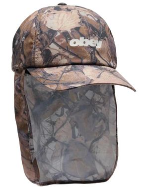 Obey Sahara 6 Panel Trail Cap - Grau