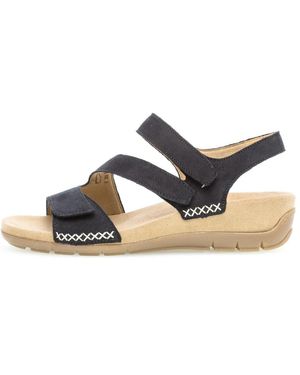 Gabor Flat Sandals - Bleu