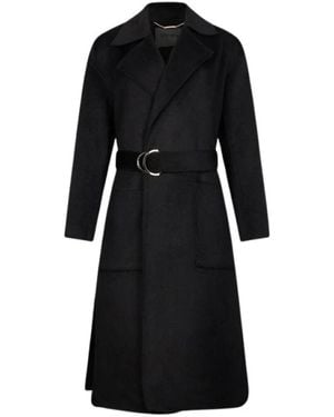 Liu Jo Belted Coats - Black