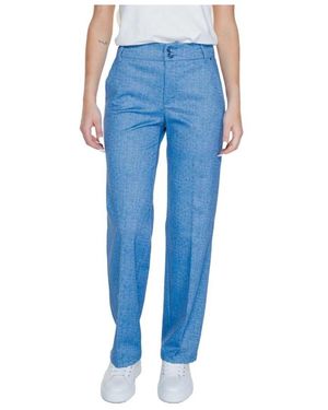 Street One Pantaloni palazzo blu leggeri vestibilità flessibile