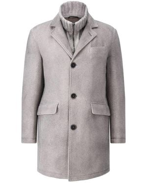 Gimo's Single-Breasted Coats - Grey