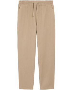 Ami Paris Straight Trousers - Natural