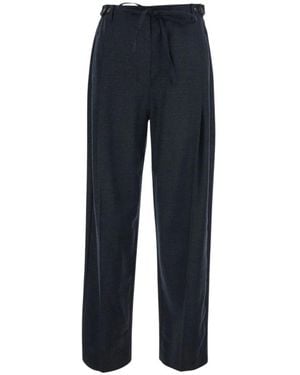 Tela Straight Trousers - Bleu