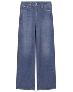 Rag & Bone Miramar Wide-Leg Broek - Blauw
