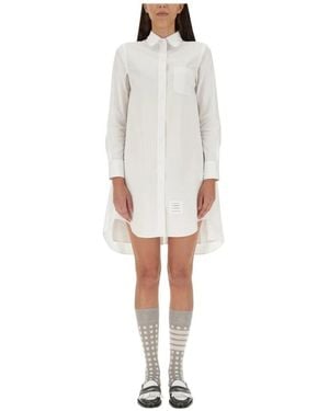 Thom Browne Shirt Dresses - White