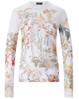Etro Long Sleeve Tops - White