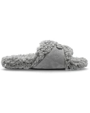 Balenciaga Furry Slide - Grijs