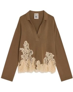 Semicouture Blouses - Marrone