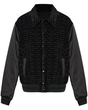 Balmain Bomber Jackets - Black