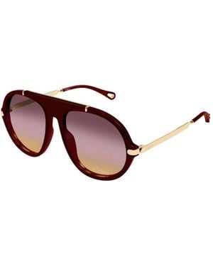 Chloé Sonnenbrille - Rot