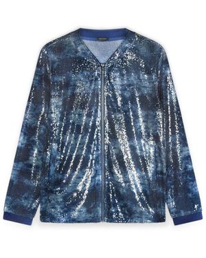 FIORELLA RUBINO Open Sweatshirt - Blauw
