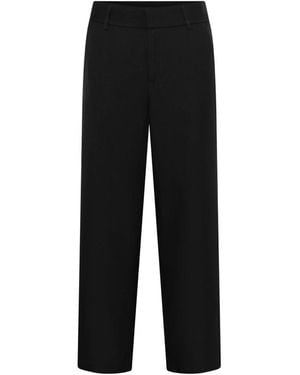 Kaffe Wide Trousers - Negro
