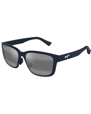 Maui Jim Glänzende Blaue Sonnenbrille - Schwarz