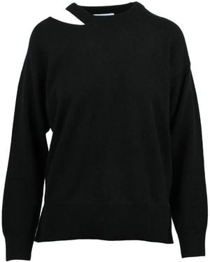 Alpha Studio Round-Neck Knitwear - Noir
