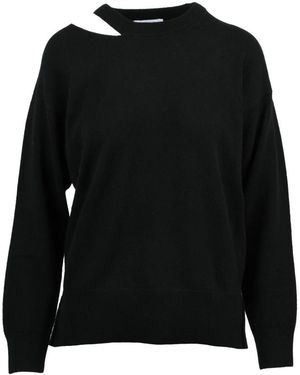 Alpha Studio Truien & Vesten ,Zwart ,Wol Pullover Girocollo