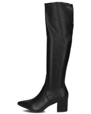Omoda Schoenen ,Zwart ,Zwarte Hoge Laarzen, Model 0591-5