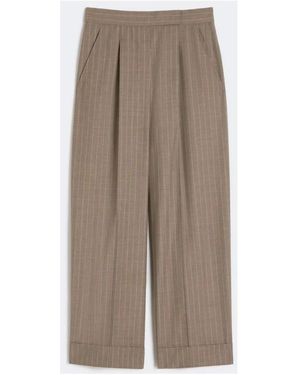 Max Mara Wide Trousers - Marrón