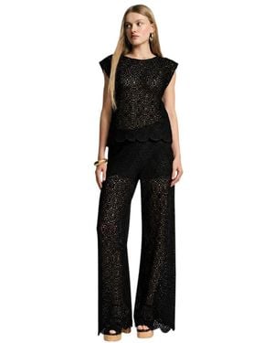 Imperial Wide Trousers - Black