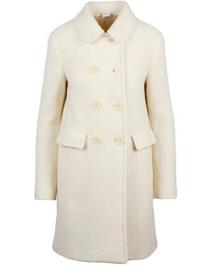 Aspesi Double-Breasted Coats - Neutro