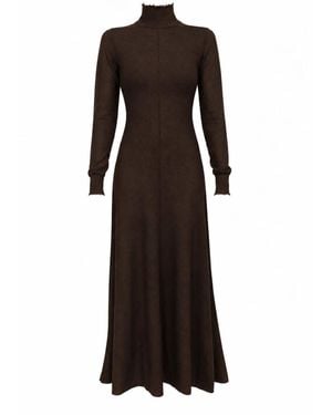 Pinko Knitted Dresses - Marrón