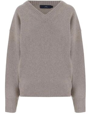 arch4 V-Neck Knitwear - Grey