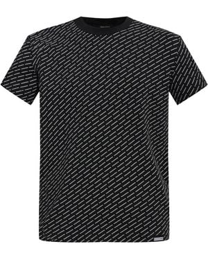 DSquared² Tops ,Zwart ,Katoen T-Shirt Uit De 'Underwear' Collectie