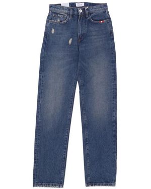 AMISH Straight Jeans - Azul