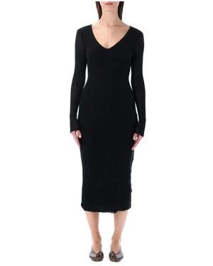 James Perse Midi Dresses - Negro