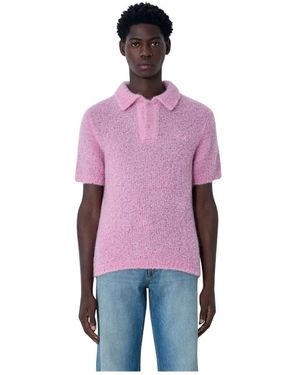ERL Round-Neck Knitwear - Viola